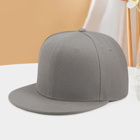 Casquette à visière plate transfrontalière la plus vendue, logo personnalisé, design color-block personnalisé, style hip-hop tendance, 100 % polyester