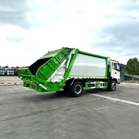 Camion à ordures compacteur Foton 16CBM, camion de collecte des déchets