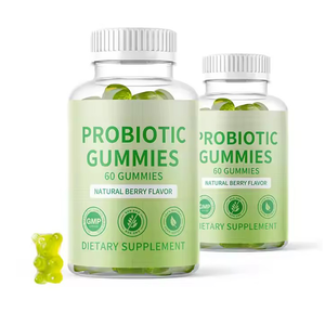 Suppléments gommeux probiotiques féminins pour les femmes Santé vaginale et digestive Prébiotique et vitamine B Bonbons mous à base de plantes - Product Image 1