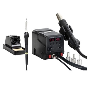 Zhongdi ZD-8922 2-in-1 SMD Heißluft-Reworkstation 60W Lötkolben Lötstation mit Einstellbarer Temperatur und Luftmenge - Product Image 1