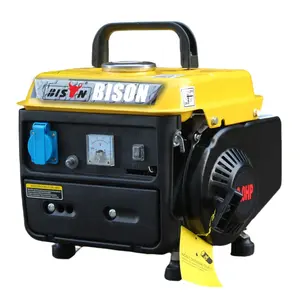 Bison Portable Light Weight Mini Single Phrase 2HP 0.75KW 950 Gasoline Generator For Home Use