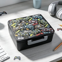 Boîte de rangement en plastique portable, étui organisateur multi-usages avec fermeture sécurisée