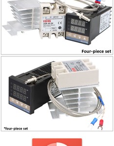 Rex-C100 nhiệt ba mảnh + cặp nhiệt điện + 40da SSR Dây cảm biến nhiệt độ trạng thái rắn 220V nhiệt độ thông minh M6 - Product Image 6