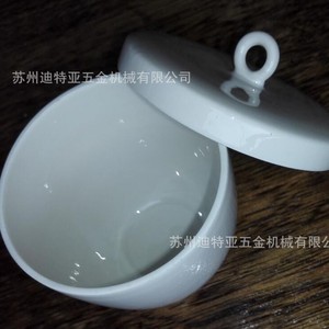 Creuset en céramique Nikkato 5-4048-01, cylindre en alumine, résistant à la chaleur industrielle 1050°C - Product Image 5