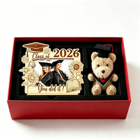 Ensemble cadre photo de remise de diplôme et peluche ours diplômé, coffret cadeau souvenir de remise de diplôme pour étudiants, produit phare