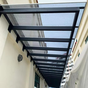 Thiết kế hiện đại UV bảo vệ rõ ràng rắn Polycarbonate Roof Panel & Hành lang mái hiên Sun Sheets UV hành lang mái hiên - Product Image 2