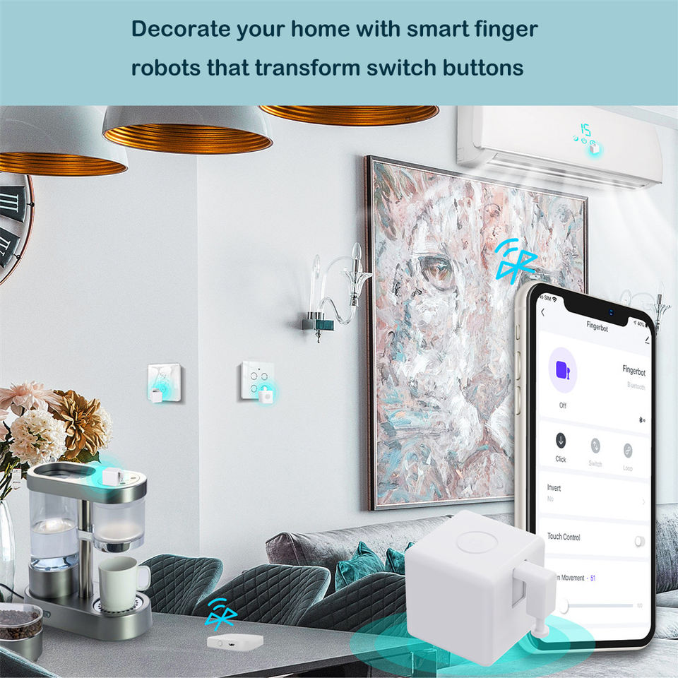 LangYeao Tuya Smart Fingerbot ZIGBEE Switch Robot for Push Button App ...