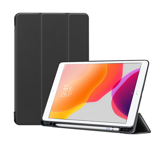 Smart case for ipad 10.2" 7th 8th 9th Gen Soft Tpu case with Pencil Slot