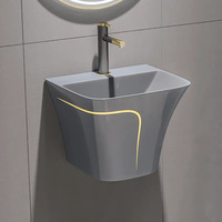 WC monobloc moderne à double chasse, couleur personnalisable, avec siphon en S intégré, en céramique, pour salle de bain, à poser au sol, avec lavabo intégré