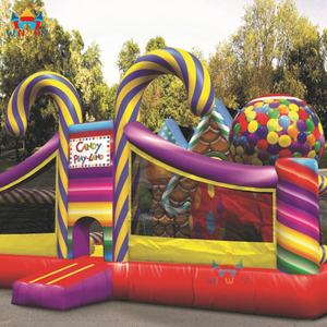 Nouveauté 2026 WINWAYTOYS Structures gonflables en PVC sur le thème du paradis des bonbons, location pour fête d'enfants, 5x4m - Product Image 6