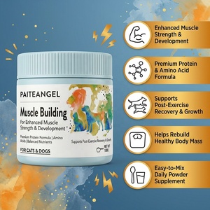 OEM Evcil Hayvan Kas Geliştirme Tozu Yüksek Proteinli <span class=keywords><strong>BCAA</strong></span> Takviyesi Köpekler Kediler İçin Özel Etiket Fabrikası - Product Image 1