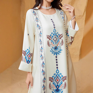 ZD040 Vestito a Tunica Stampato da Donna con Diamanti - Product Image 6