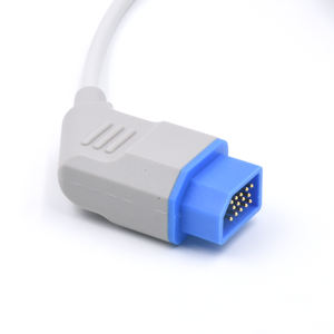 Caremed Spo2 Sensor Volwassen Zachte Siliconen Sensor Compatibel <span class=keywords><strong>Nihon</strong></span> <span class=keywords><strong>Kohden</strong></span> BSM-6000 14 Pin Spo2 De Sonde Voor Patiënt Monitors - Product Image 6