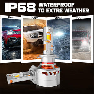 Xenplus Ai01 Contrôle vocal Température de couleur 160W 3000-10000LM Accessoires de voiture Luces Led <span class=keywords><strong>Auto</strong></span> H7 H11 9005 9006 H4 Phares LED - Product Image 4