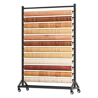 Support d'affichage en tissu extensible personnalisé à une face pour textiles métalliques, tapis et couvertures, idéal pour les magasins de détail
