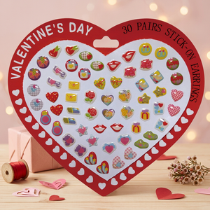 Pegatina de PVC Epoxi con Forma de Corazón para el Día de San Valentín, Impresa en 4 Colores CMYK, Removible, Resistente al Agua, para Regalo Promocional - Product Image 3