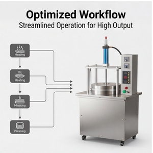 Machine industrielle automatique <span class=keywords><strong>de</strong></span> haute qualité pour crêpes <span class=keywords><strong>de</strong></span> canard rôti, équipement <span class=keywords><strong>de</strong></span> traitement <span class=keywords><strong>de</strong></span> crêpes fines pour canard à la Pékin - Product Image 3