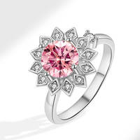 Bague élégante et tendance pour femme, plaquée or rose 18 carats et rhodium, en laiton et argent 925, idéale pour le quotidien