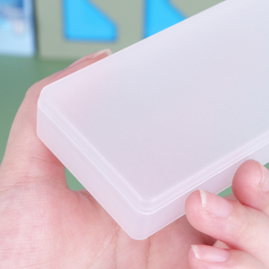 Estuche para Lápices Translúcido Esmerilado SUNSHING, Estuche Escolar de Plástico PP para Lápices, Bolígrafos y Artículos de Oficina - Product Image 2