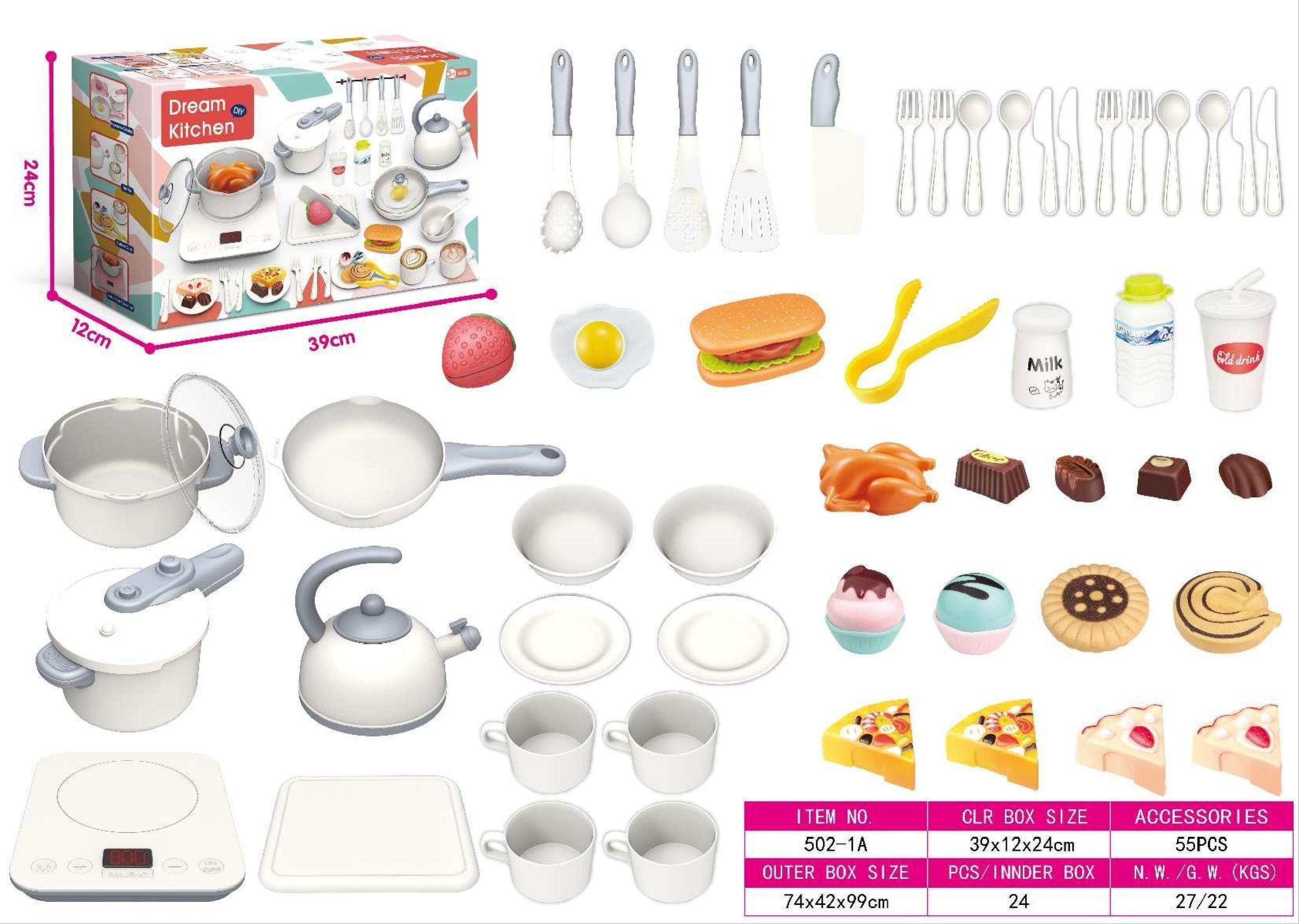 502-1A White - Induction cooker + Complete set