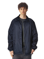 Veste coupe-vent personnalisée OEM pour hommes, manteau d'entraînement à col montant fin pour entraîneurs avec motif d'impression pour la saison de printemps