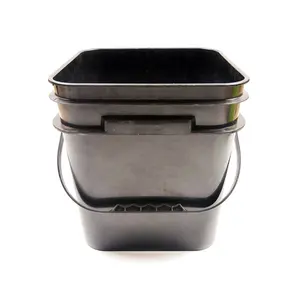 5加仑20L 30L黑色方形桶塑料桶桶