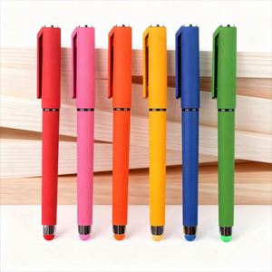 Multicolor Promotional Plastic Gel <b>Pen</b> with Custom logo Corporate Activities Universal Stylus <b>Pen</b> Luxury Ballpoint <b>Pen</b> for Gifts - Product Image 1