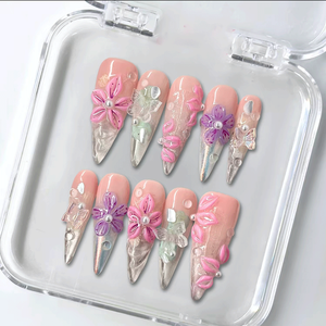 <span class=keywords><strong>Uñas</strong></span> Postizas <span class=keywords><strong>de</strong></span> <span class=keywords><strong>Diseño</strong></span> <span class=keywords><strong>de</strong></span> Lujo Reutilizables, <span class=keywords><strong>Uñas</strong></span> <span class=keywords><strong>Acrílicas</strong></span> Personalizadas <span class=keywords><strong>Cortas</strong></span>, <span class=keywords><strong>Uñas</strong></span> Artificiales para Mujer - Product Image 6