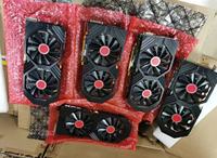 Carte graphique d'occasion RX580 8GB Desktop Gaming GPU GDDR5 Carte vidéo pour poste de travail Ordinateur portable Interface mémoire 256 bits avec ventilateur refroidisseur