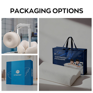 Kingkady Nhà Máy Tùy Chỉnh Sang Trọng Ngủ Trung Quốc Bán Buôn Hiện Đại Bộ Nhớ Bọt Chỉnh Hình Du Lịch Cổ Giường Gối - Product Image 6