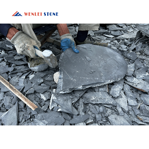 Tremplin en ardoise Pavé de pelouse Tremplin antidérapant noir - Product Image 2