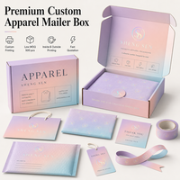 Cajas de Papel Biodegradables Personalizadas con Logotipo, Materiales Reciclados, Cajas de Envío Extra Resistentes para Ropa