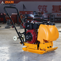 Compacteur de plaques vibrantes pour asphalte à moteur essence ZUJI, certifié CE, PC60, 5,5 CV, haute efficacité
