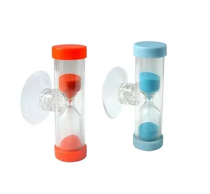 Timer per sabbia Mini doccia impermeabile in plastica da quattro minuti con Timer per doccia ecologico a ventosa timer per sabbia da 1 minuto