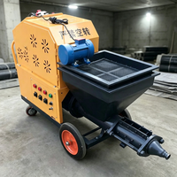 Machine de pulvérisation de mortier de ciment compacte et facile à utiliser 380V pour la production de panneaux et de blocs préfabriqués