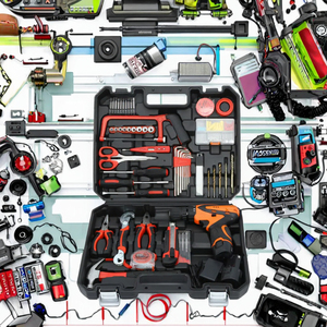 Juego de Taladro Inalámbrico con Caja de Herramientas, 102 Piezas, Batería de Iones de Litio de 20 V, Cargador OEM, Estuche Blando, Kit de Herramientas para Reparación de Automóviles, Multifuncional - Product Image 3