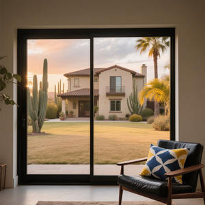 Puertas Corredizas Abatibles <span class=keywords><strong>de</strong></span> Aluminio, Puerta Francesa para Hoteles, Villas, Apartamentos, Sótanos, Entrada Exterior, <span class=keywords><strong>Balcones</strong></span>, para Baño Interior - Product Image 4