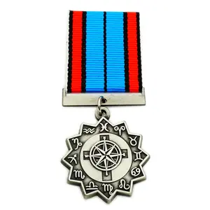 Manufacturer Medallion Die Cast Metal Graduation Medals Badges Custom Honor 3D Activity Medals And Uae School Awards Medal