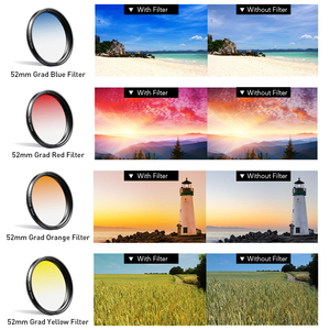 Kit de filtres universels à clip pour appareil <span class=keywords><strong>photo</strong></span> et accessoires OEM 37 mm 52 mm, <span class=keywords><strong>filtre</strong></span> CPL ND dégradé pour photographie - Product Image 5