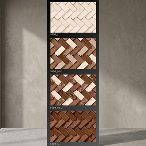 Digital Glazed Ceramic 3D Mold Wall <b>Tiles</b> 30x45cm Water Resistant Wear Resistant for Bathroom Interiors - Product Image 2