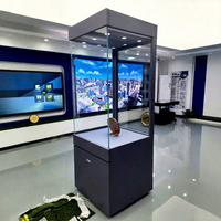 Vitrine d'exposition de reliques culturelles personnalisée avec écran tactile auto-éclairant en verre trempé intérieur OLED 55 pouces 1920x1080 Fabriqué en Chine