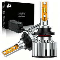 Lampu Mobil LED HUAJIAN M1 30W 3500LM, Lampu Depan Otomatis M1 H1/H4/H7/H11/H13/H16/9005/9006/9007/9012 dengan Kipas