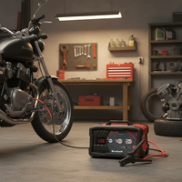 Einhell LAF94536 #   Chargeur de batterie de voiture pour motos et voitures fabriqué en Italie