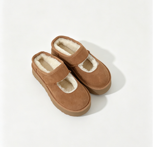 Botas de nieve de gamuza RM, sandalias de mujer, zapatos de mujer, chaussures femme, pantuflas, zapatos de mujer, sandalias redondas - Product Image 4