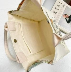 Sacs en toile personnalisés en gros, sacs fourre-tout en toile rectangulaires réutilisables de haute qualité avec impression - Product Image 4