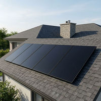 Modules MULOYAL 515W, efficacité 23,2 %, type N, panneau solaire à contact arrière, double verre bifacial, gain 5 % 10 %, cellule 182 mm, tout noir