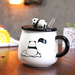 Seaygift-tazas de agua para niños, tazas de panda para viajes, dibujos animados, <span class=keywords><strong>3d</strong></span> - Product Image 3