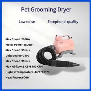 <span class=keywords><strong>Shernbao</strong></span> ไดร์เป่าผม SHD-2600P เป่าลมสำหรับสัตว์เลี้ยงมอเตอร์คู่ประสิทธิภาพสูง - Product Image 3