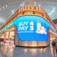Écran d'affichage LED pour aéroport 8K HD IP65 étanche pour halls de départ/portes/liberté - Certifié CE