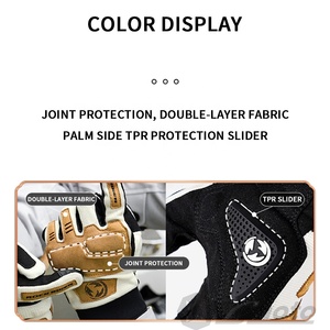 Gants de moto rétro pour l'été 2023, compatibles avec les écrans tactiles, gants de <span class=keywords><strong>motocross</strong></span> respirants, gants de vélo et de moto - Product Image 4